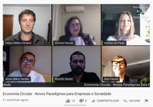 Debate sobre economia circular marca início da série de lives comemorativas aos 10 anos da Mãos Verdes